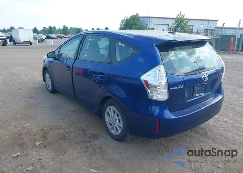 2012 Toyota Prius V Three from USA, damaged, VIN JTDZN3EUXC3162355
